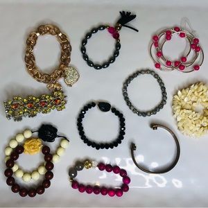 Vintage lot of bracelets costume jewelry